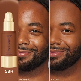 tarte face tape foundation - matte, waterproof, and gentle:_58H rich honey (deeper skin with warm
