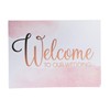 Fun Express Copper Foil Welcome Sign - Elegant Wedding &