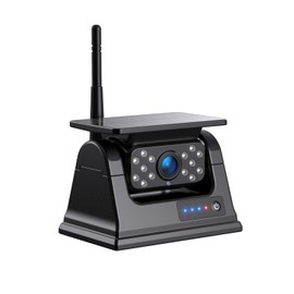 Magnetic Solar Wireless Backup Camera for Truck HD1080P No Wiring True 15,000mAh Battery Rechargeable IP69K Waterproof Reverse Camera for RV, Trailer, 5th Wheel-CTWC