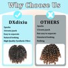 DXdixiu Jamaican Bounce Crochet Hair 8 Inch 16 Roots 5