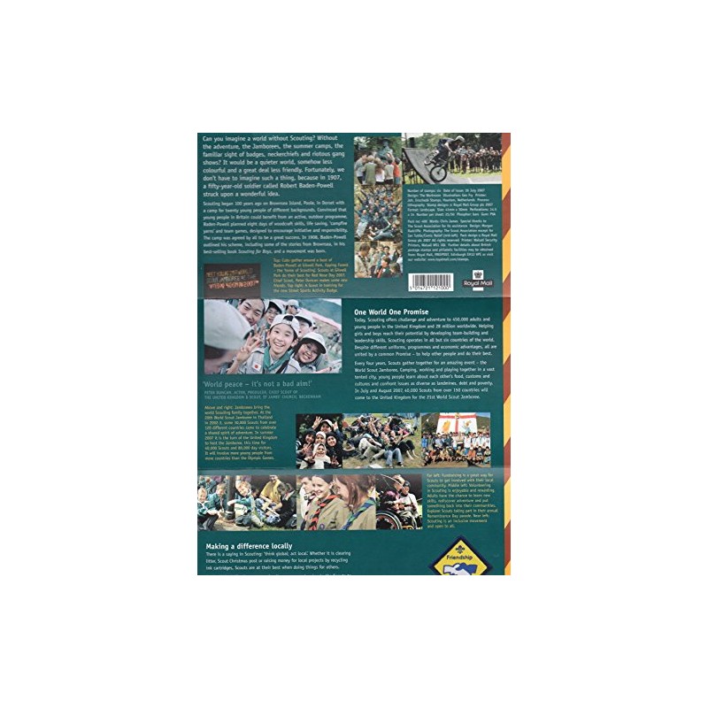 2007 Scouting Stamps in Presentation pack