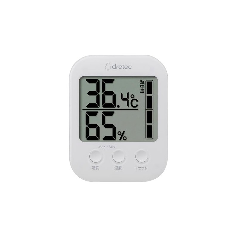 Doritec O-401WT Digital Thermo-Hygrometer, Mosfi, White