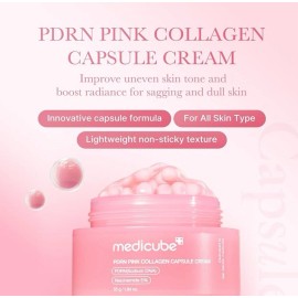 Medicube PDRN Pink Collagen Capsule Cream -PDRN, Firming, Brightening, Antiaging