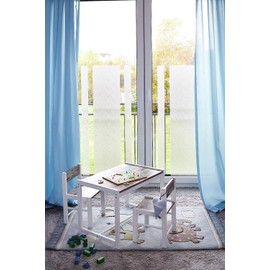 d-c-fix window film privacy Ava static cling stripes 15 cm x 2 m - frosted glass film sticker opaque - for home, kitchen, bathroom & office