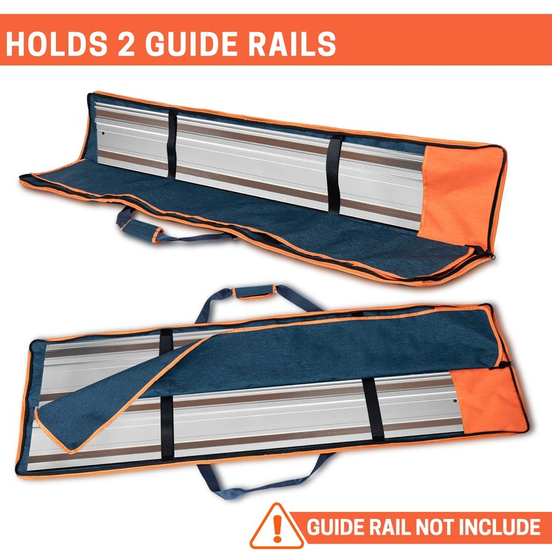 ZELARMAN Premium Guide Rail Bag, Double Side Track Saw Bag,