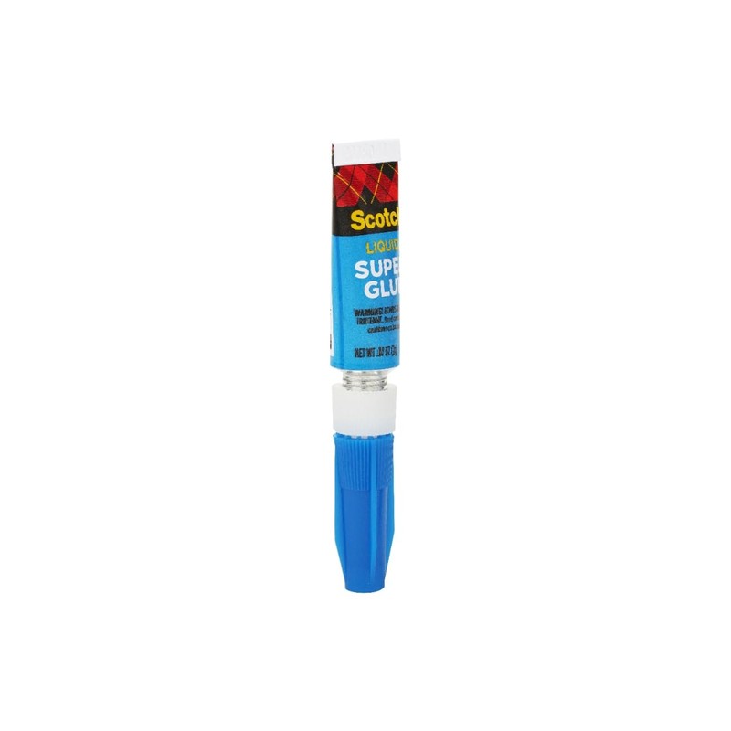 Scotch Super Glue Liquid, .07 oz, 1-Pack, Fast Drying Liquid