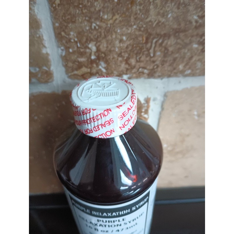 Unbranded Purple Relaxation Syrup, 16 oz, Factory Sealed