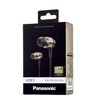 Panasonic RP-HDE5-N In-Ear Earphones, Supports High-Resolution Sound Sources, Gold