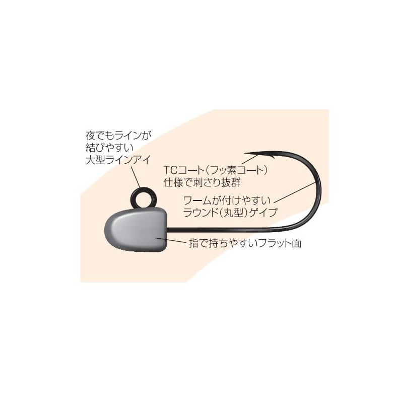 Jungle Gym (ジャングルジム) Jaco Head TG (ジャコヘッドTG) M-4.0g J311