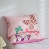 GETIYA Butterfly Bed Linen, 135 x 200 cm, Pink, Girls’/Ladies’
