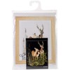 Thea Gouverneur Deer Family On Aida Counted Cross Stitch Kit-11.75"X15"
