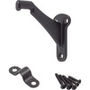 Stone Harbor Hardware Heavy-Duty Handrail Bracket, Matte Black