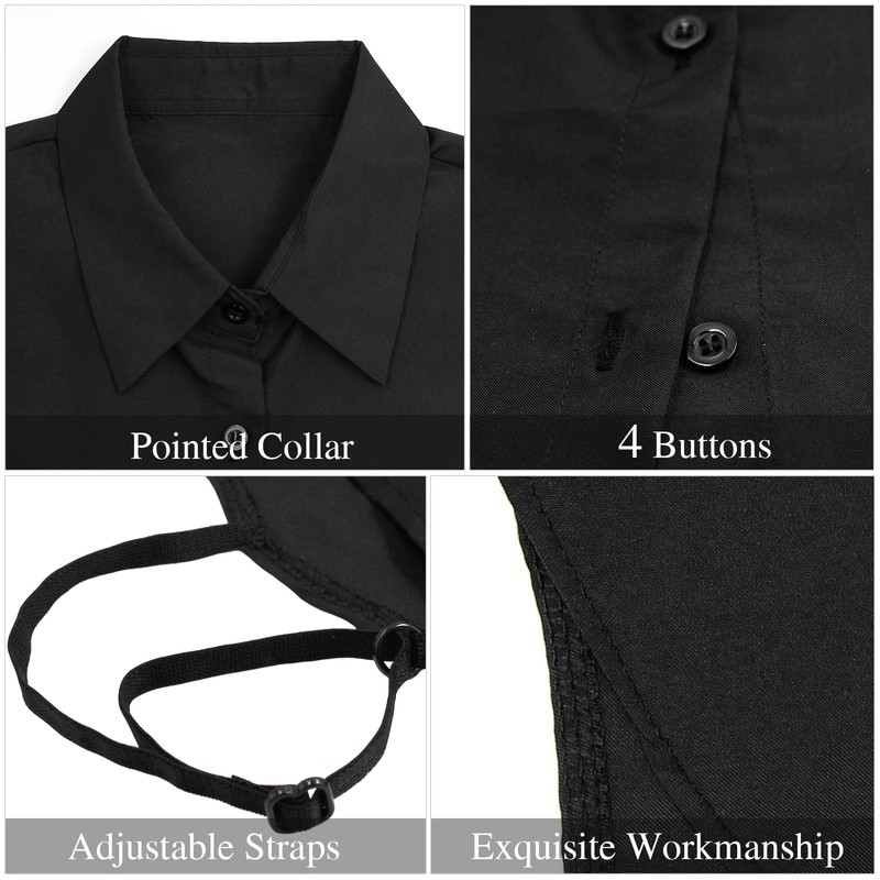 HANERDUN Women's Fake Collar Removable Half Blouse Favours for Parties
