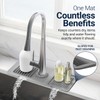 14.6” Silicone Faucet Mat For Kitchen Sink, Kitchen Sink Splash