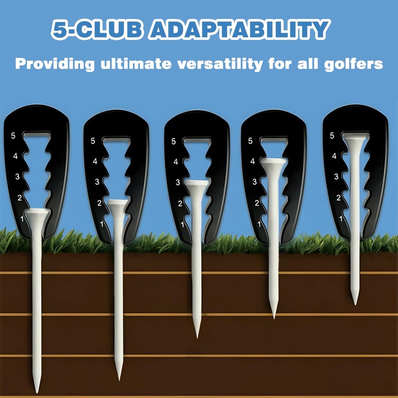 NICECONE Golf Tee Height Tool - Adjustable Precision Tee Setter