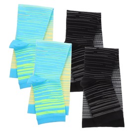 Ipetboom 2 Pairs Sports Compression Socks Running Toe Socks Nursing Compression Socks for Women Open Toe Compression Stockings Compression Socks Maternity Compression Socks Nylon