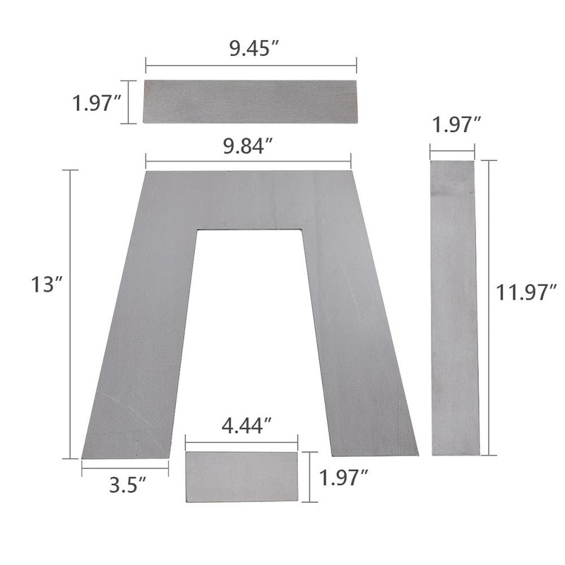 CROSSDESIGN Weld on Lowering Truck Under Bed Frame 10" Tall