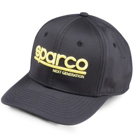 Sparco Unisex Youth Next Generation Baseball Cap, Black, One Size, black