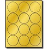 240 Label Outfitters Gold Foil Laser Only Labels, 2-1/2 inch