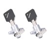 TCMI 2 Keys Hard Saddlebag Locks Fits for Harley Davidson