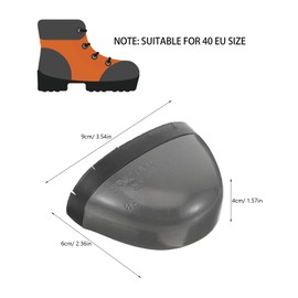 Uonlytech 1 Pair steel safety shoe toe caps toe covers for work shoe work shoe toe guard metatarsal guard shoe toe guard for men toe guard for work shoe double sided incense