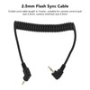 Lightning Sync Cable, 2.5mm Male to Male Coiled Cable Camera