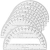 1InTheOffice Plastic Protractor 6 Inch, Protractor for Geometry, Clear Protractor,