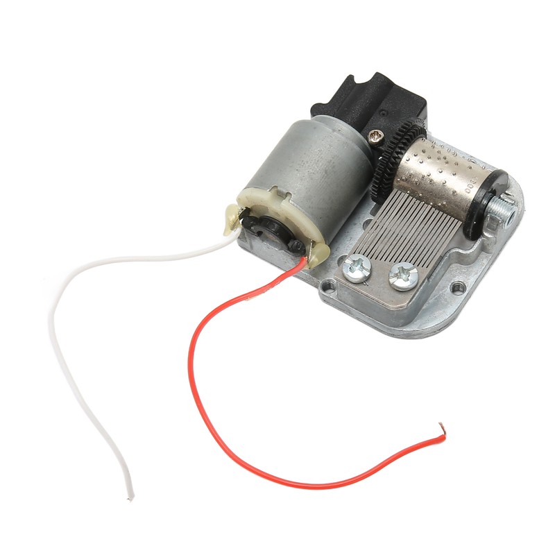 Windup Musical Movement 18 Note Pleasing Alloy Acrylic Easy Mounting