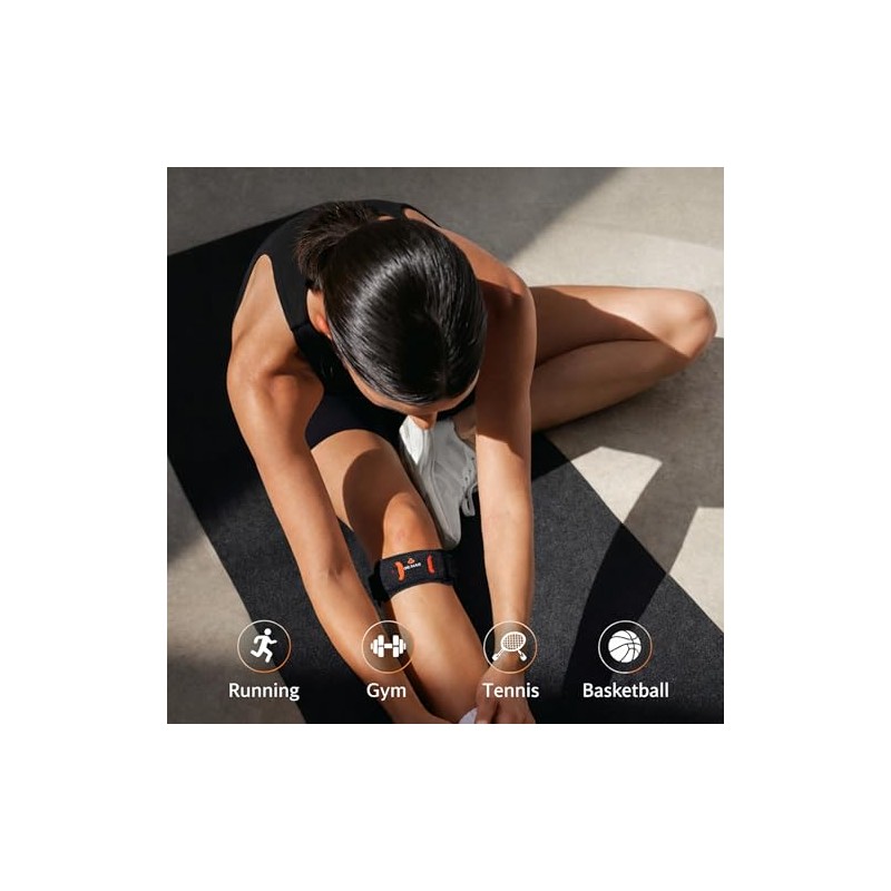 Orliman Patellar Knee Strap – Adjustable Compression Knee Support Brace