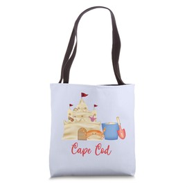 Cape Cod Beach Whimsy Sand Castle Crab Sand Toys Beaches Tote Bag