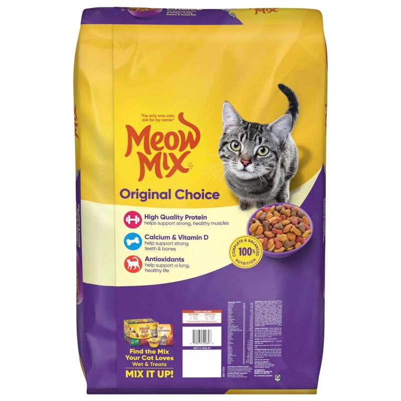 Meow Mix Original Choice Dry Cat Food 22 Pound Bag
