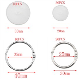 CHENJIN 30PCS Self Adhesive Ceiling Disc and Clasp Hanging Traceless Strong Adhesive Wall Hook Hanging Hook Hanging Christmas Party Decorative Accessories Kitchen Bathroom Hooks