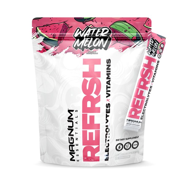 MAGNUM ESSENTIALS REFRSH Electrolytes x Vitamins 15 Serving Bag -