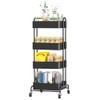 Ceayell Metal Rolling Storage Cart Heavy Duty Utility Cart Organizer