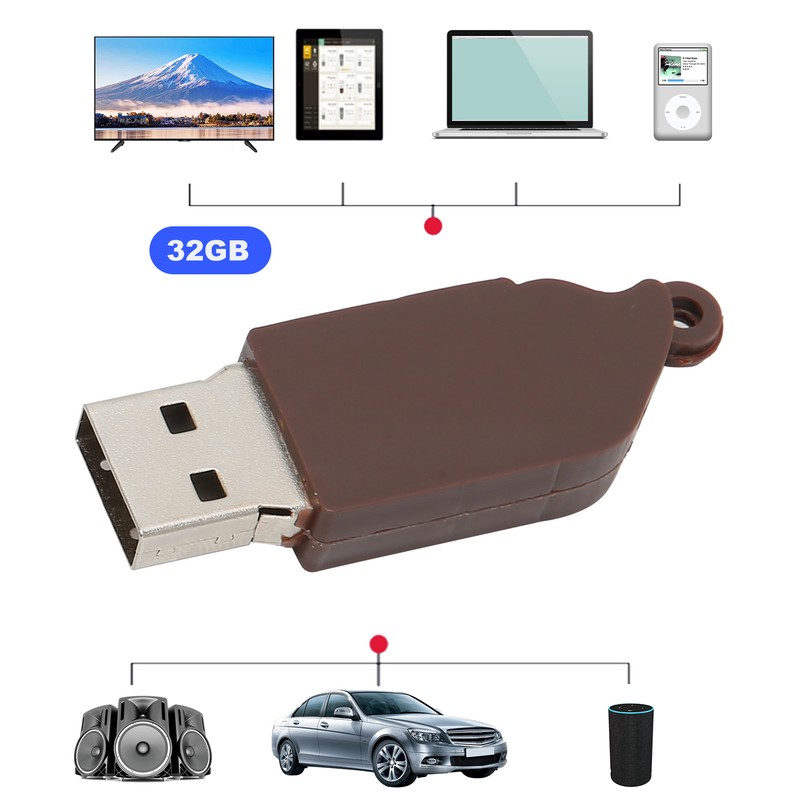 U Disk USB2.0 3 Dimensional Practical Particular Data Storage Gift