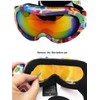 BeBeFun Ski Goggles Glasses for Toddler and Kids with Double