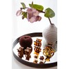 My Style Small 1.5 cm Nylon Hair Claw Clip Brown