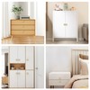 Gelewuld Round Cabinet Knobs, 6 Pcs Drawer Knobs, Kitchen Gold
