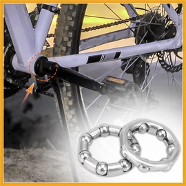 Partuto 2pcs 37.6mm x 7 Bicycle Ball Bearings Crank Wheel Bearing Retainer Replacement