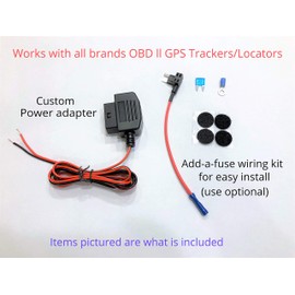 OBD ll GPS Tracker Hide/Relocate Wired Conversion kit Power Adapter