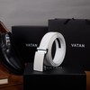 VATAN Men's Belt Leather Ratchet Belt for Men Dress Casual