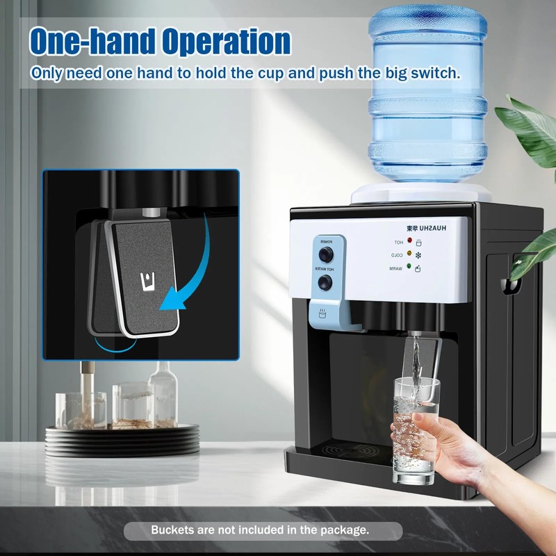 5 Gallon Hot and Cold Water Dispenser, Countertop Water Dispenser,