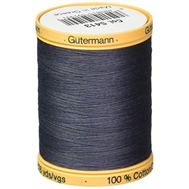 Gutermann Natural Cotton Thread Solids 876yd, Evening Blue