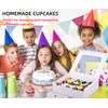 LONGTEAM 6-Set Cupcake Boxes Hold 12 Standard Cupcakes, Food Grade