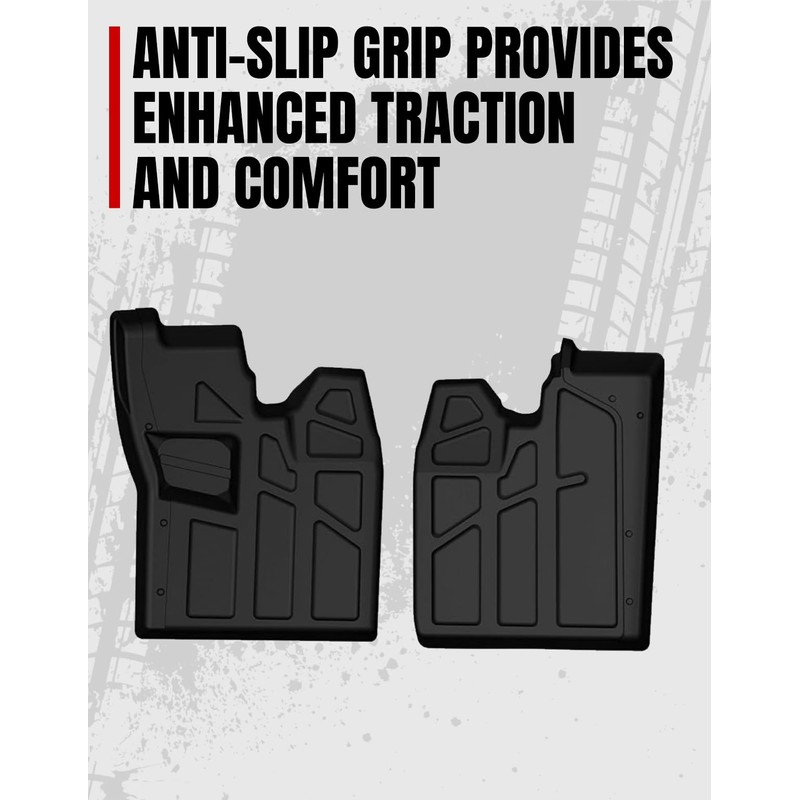 A & UTV PRO Front Floor Mats, All Weather Protection