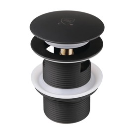 Kingston Brass VTDESHOEMB Trimscape Tub Drain Shoe, Matte Black 2.75 x 2.75 x 3.06