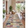 LUMI Washable Runner Rug, 3'x7' Non-Slip Hallway Mat, Low Profile