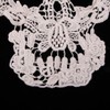 zalati Lace Applique Patch Embroidery Cotton Skull Sewing Badge
