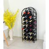 PAG 23 Bottles Arched Freestanding Floor Metal Wine Rack Wine