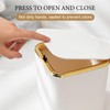 Tolenre Small Table Bin with Lid, 2 L, Mini Table